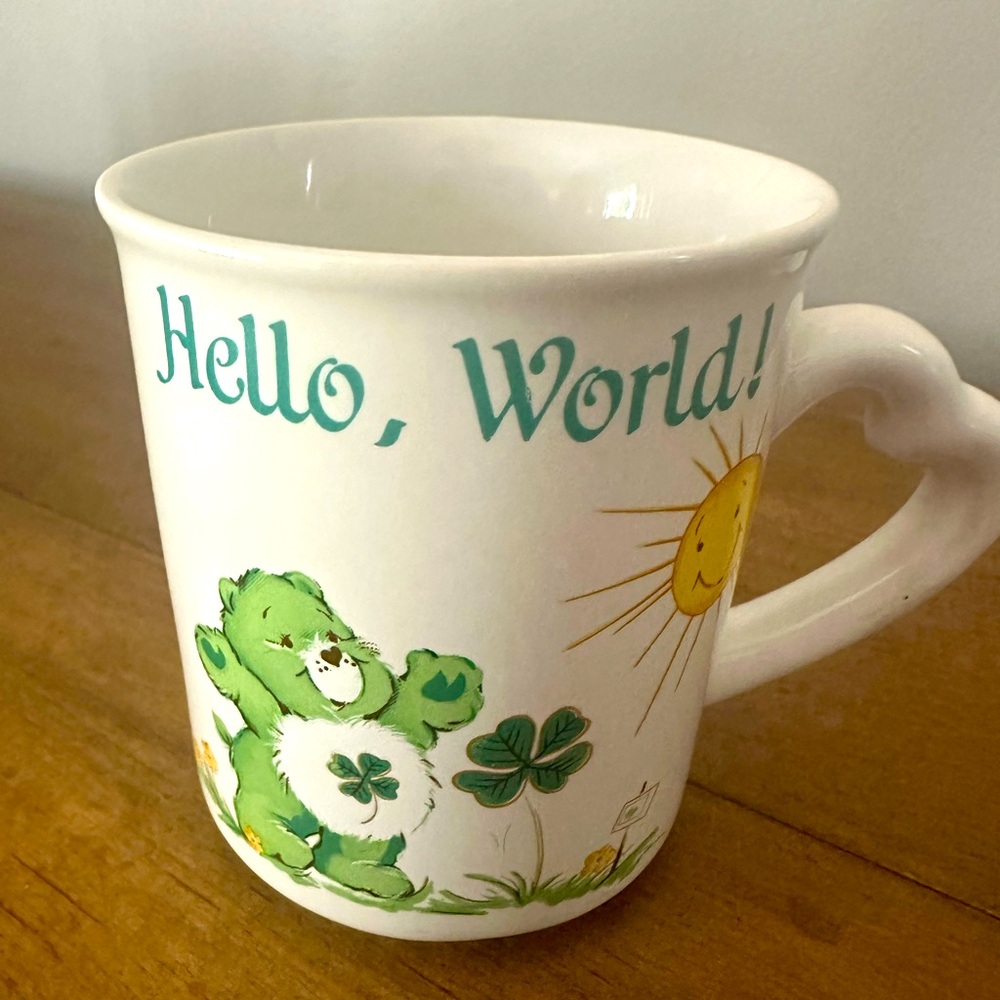 Care Bears “Hello World” Ceramic Mug, Cup